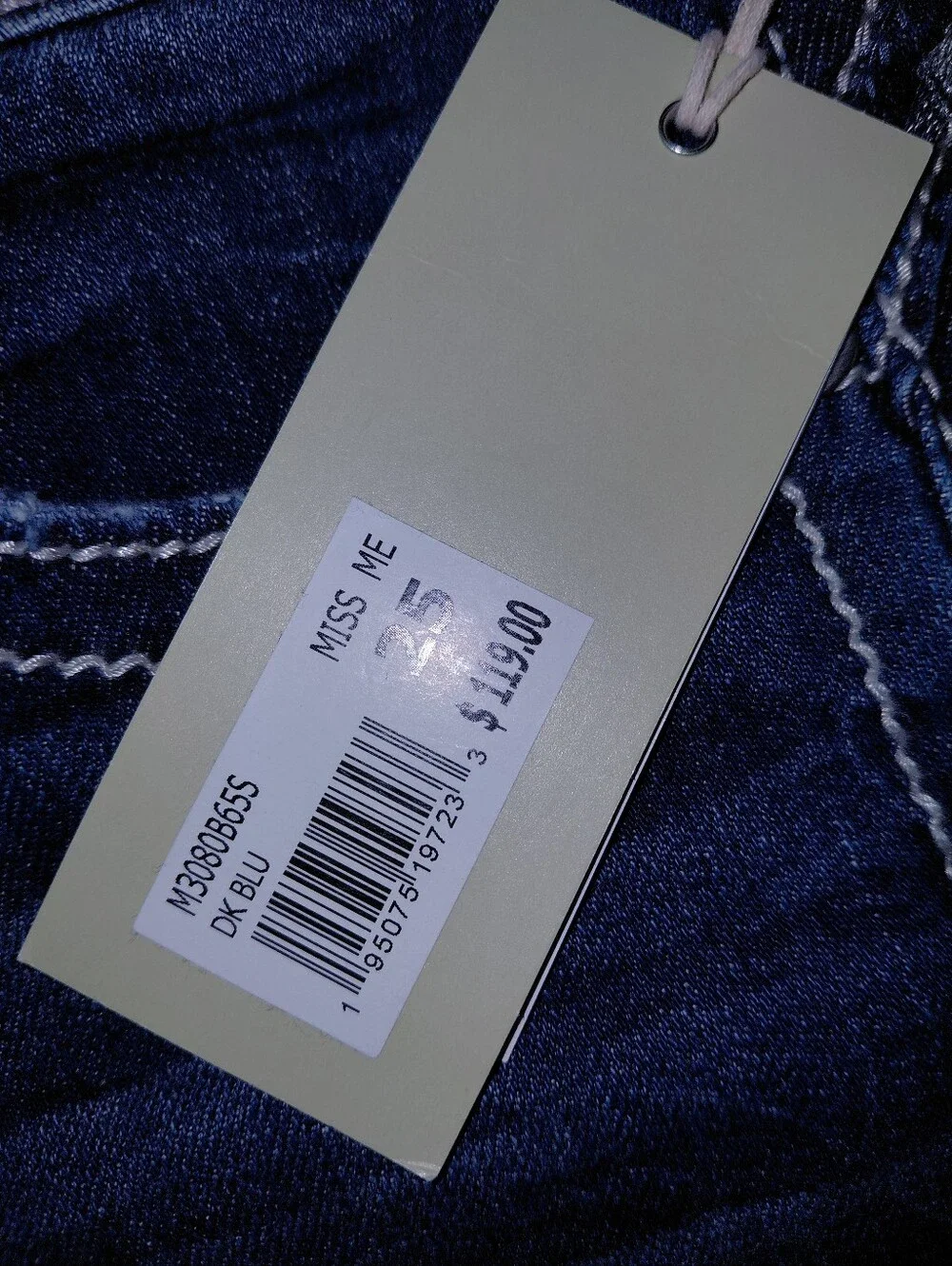 Miss Me Angel Ever After Bootcut Jeans 25 NWT Dark Wash Embellished Y2K Western